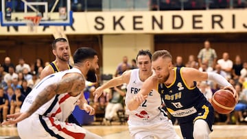 Musa, reciente fichaje del Real Madrid. se sale ante Francia y Nurkic ante Gobert. Bosnia gana en la pr¨®rroga y manda un serio aviso de cara al Eurobasket.