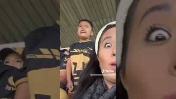 ¡Esos son fanáticos! La pasión de este niño seguidor de Pumas es inigualable