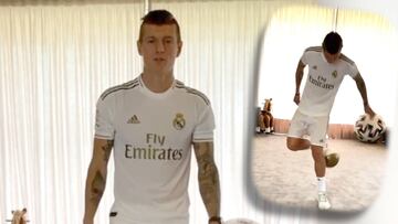 Otro reto más de Kroos y ahora, vestido del Madrid: filigrana y 5 toques ¿eres capaz de igualarlo?