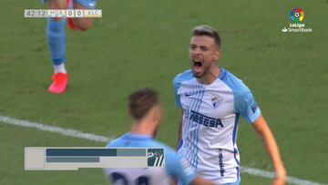 Resumen y gol del Málaga vs. Alcorcón de la Liga SmartBank