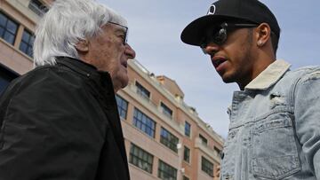 Hamilton responde enfadado a Ecclestone: "Sus comentarios son ignorantes y sin educación"