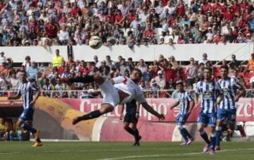 Carriço ante la defensa gallega. 