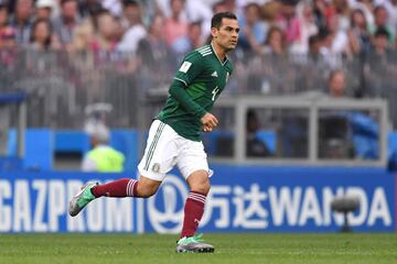 El máximo jugador de México en Copas del Mundo. Disputó hoy su decimooctavo partido con la playera del 'Tri' en la justa mundialista.