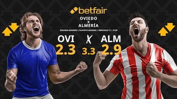 Real Oviedo vs. UD Almería: horario, dónde ver, pronósticos y cuadro