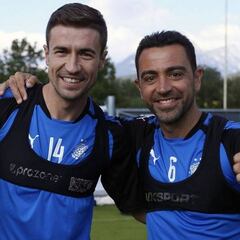 Gabi y Xavi brillan en la Champions de Asia con Al Sadd
