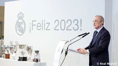 Florentino Pérez, en su discurso durante la comida navideña de las plantillas de fútbol y baloncesto del Real Madrid.