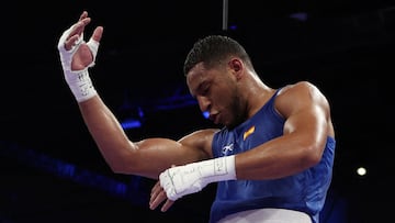 Enmanuel Reyes Pla tras su triunfo ante Victor Schelstraete.