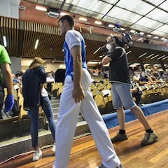 Suspendido el primer partido con espectadores en España, por el mal estado del frontón de Eibar