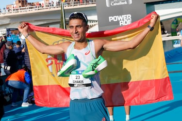 Ibrahim Chakir, atleta español que marcó el mejor tiempo nacional con 2h07:21.