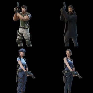 Fortnite x Resident Evil: Chris Redfield y Jill Valentine llegan como skins