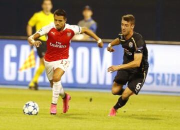 El chileno de Arsenal acumula nueve anotaciones en el torneo europeo.