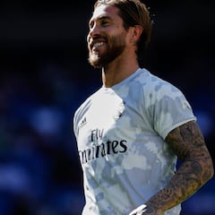 La última de Sergio Ramos: se 'borra' todos sus tatuajes de la espalda y el brazo