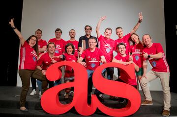 El equipo AS Runners para la media maratón de Madrid