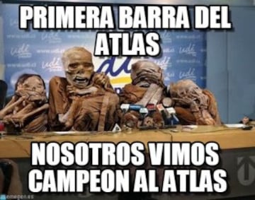 Atlas cumple 65 años sin ser campeón y aquí los memes