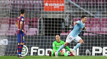 Tras una serie de partidos en los que el Barça pudo alcanzar el liderato en LaLiga, el equipo blaugrana se cae y con su derrota ante el Celta en el Camp Nou, 1-2, dice adiós a cualquier opción de título.