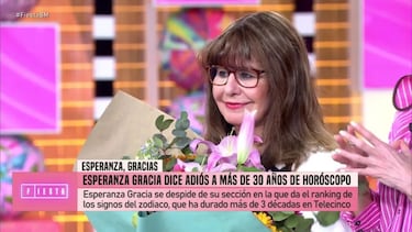 Esperanza Gracia dice adiós al horóscopo de Telecinco tras 30 años: “Me he quedado sin audiencia”