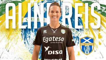 Aline Reis, portera del Granadilla.