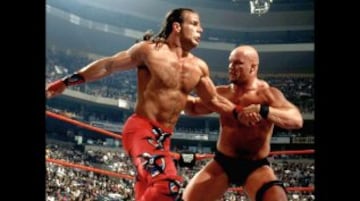 WrestleMania 14. Stone Cold Steve Austin venció a Shawn Michaels 