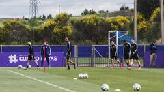 Entrenamiento del Real Valladolid.