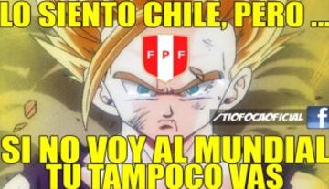 Los memes que calientan la previa del duelo Chile-Perú