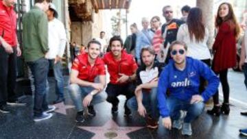 Abt, Di Grassi, Heidfeld y Frijns.