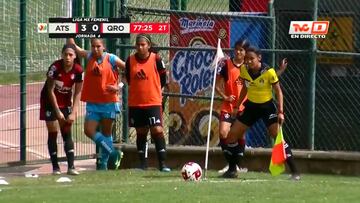 Fabiola Ibarra anotó gol olímpico en el Atlas vs Querétaro