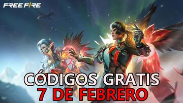 Free Fire | Códigos de hoy miércoles 7 de febrero de 2024: recompensas gratis