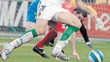<b>AUSENTE. </b>Miguel se lesionó en el entrenamiento de ayer y no estará en Cádiz.