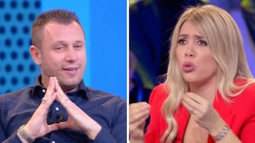 Discusi車n a gritos entre Wanda Nara y Cassano en pleno directo