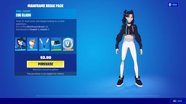 Fortnite Season 2: Mainframe Break Pack -Zoe Clash starter pack- now available