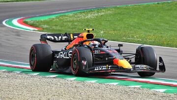 Checo Pérez fue tercero en la sprint y ocupará la segunda fila de partida en Imola