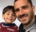 La tristeza del hijo de Bonucci, fan del Torino, se hace viral