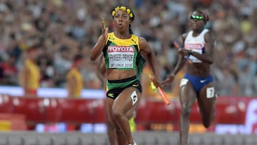 La jamaicana Shelly-Ann Fraser Pryce.