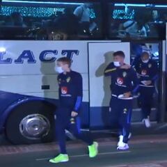 Los suecos ya están en Sevilla para el partido clave con España