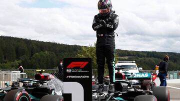 Lewis Hamilton (Mercedes W11). Spa-Francorchamps, Bélgica. F1 2020.