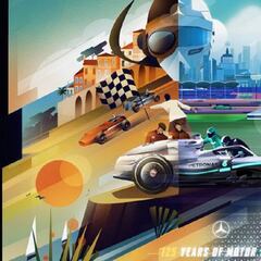 Mercedes celebra sus 125 años con una decoración especial