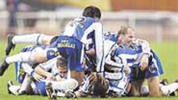 <b>DEPENDE DE ELLOS</B>. Los jugadores tienen la responsabilidad de salvar la categoría y seguramente, la historia del club.