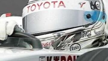 <B>EL MÁS RÁPIDO.</B> Jarno Trulli, ex compañero de Alonso, ha sido el más rápido en el óvalo de Indianápolis.