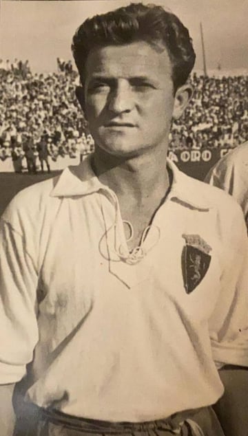 El mundialista en Brasil 1950 Gonzalvo II fue el segundo gran fichaje del Zaragoza en la temporada 1950-51.