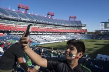 Así vivieron los aficionados mexicanos el encuentro amistoso entre México y Nueva Zelanda celebrado en Nashville, Tennessee.