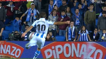 El golazo de la Real Sociedad que enloqueció a las redes