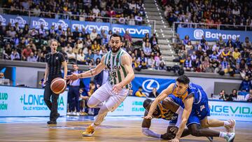 Lucas Faggiano, base del Betis, ante el San Pablo Burgos.