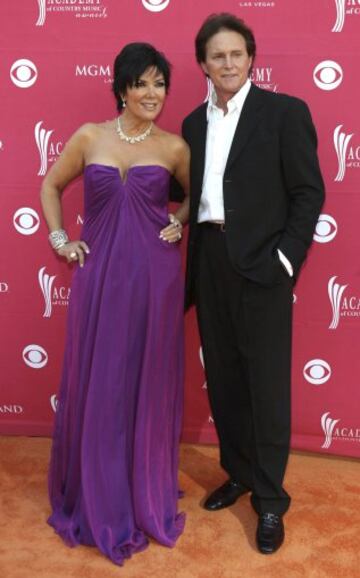 Bruce Jenner con su esposa Kris esposa en un evento en 2009