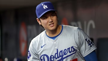 CINCINNATI, OHIO - MAY 24: Shohei Ohtani #17 of the Los Angeles Dodgers stands in the dugout during the fourth inning of the game against the Cincinnati Reds at Great American Ball Park on May 24, 2024 in Cincinnati, Ohio. Cincinnati defeated Los Angeles 9-6. Kirk Irwin/Getty Images/AFP (Photo by Kirk Irwin / GETTY IMAGES NORTH AMERICA / Getty Images via AFP)