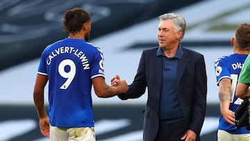 Everton: Ancelotti wins Manager of the Month after Calvert-Lewin award