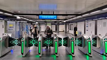 Los nuevos tornos ‘inteligentes’ del Metro de Madrid