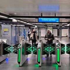 Los nuevos tornos ‘inteligentes’ del Metro de Madrid