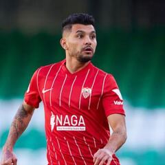 Tecatito, con discreta actuación en el empate del Sevilla