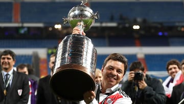 Marcelo Gallardo empata como técnico más laureado de River