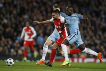 El delantero colombiano marcó el primer gol del Mónaco en el partido ante el Manchester City, en Inglaterra, en la ida de los octavos de final de Champions League.